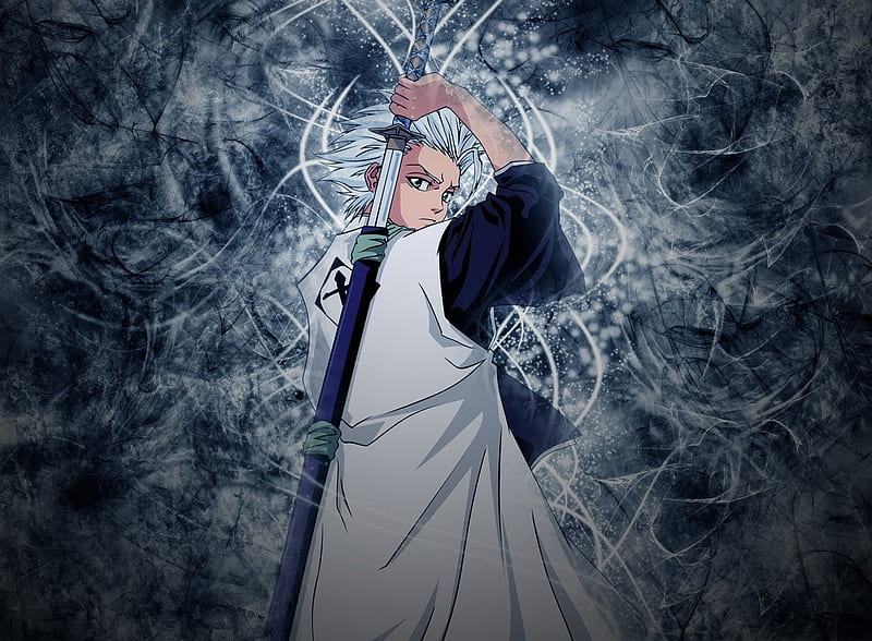 Glowing Flower Bleach Glow Hitsugaya Toshiro Flower Hd Wallpaper Peakpx