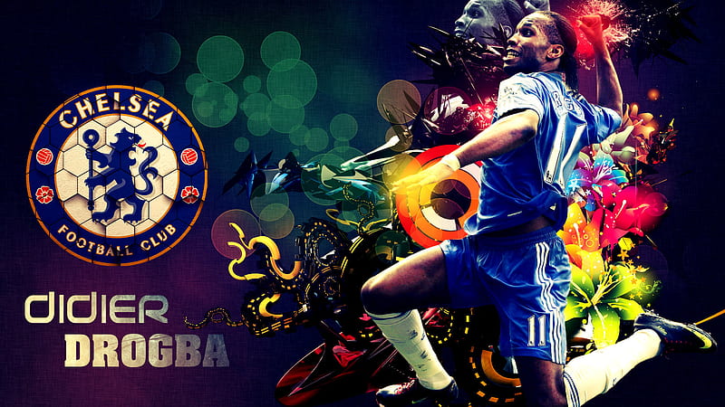 Soccer, Didier Drogba, Chelsea F.C., HD wallpaper