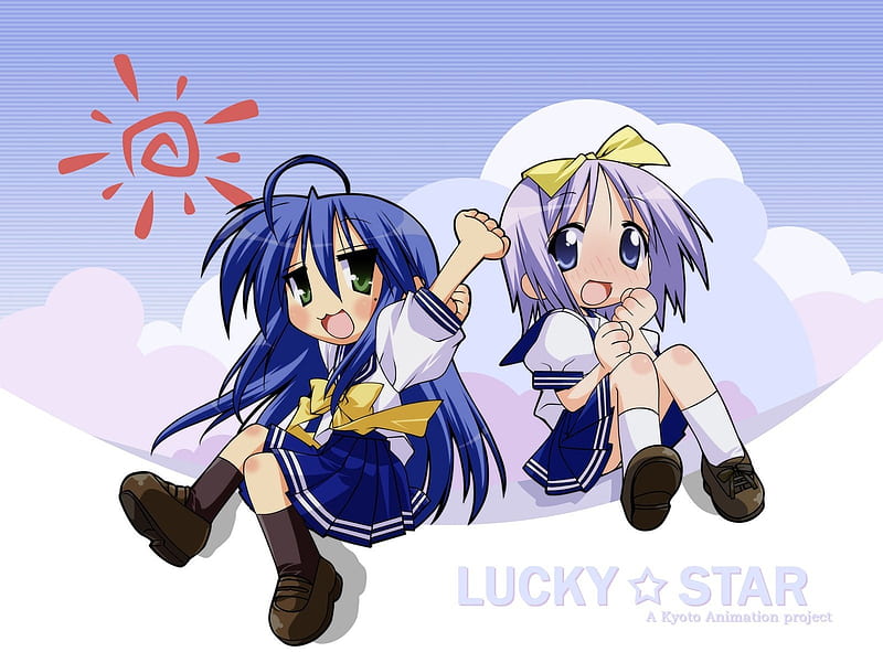 anime kon  Lucky star Anime Hello kitty art