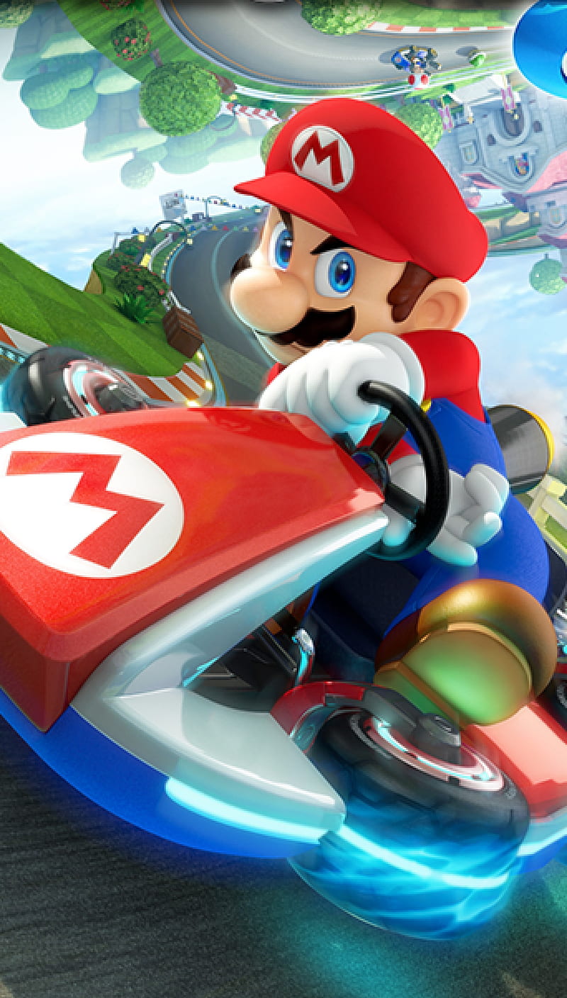 Mario Kart 8, HD phone wallpaper