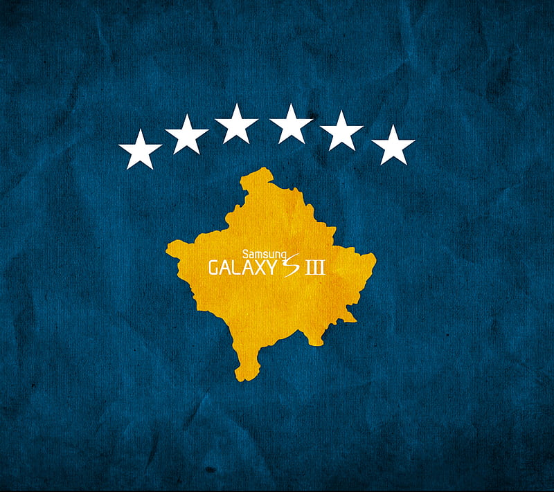 Kosovo Flag, samsung, stars, HD wallpaper