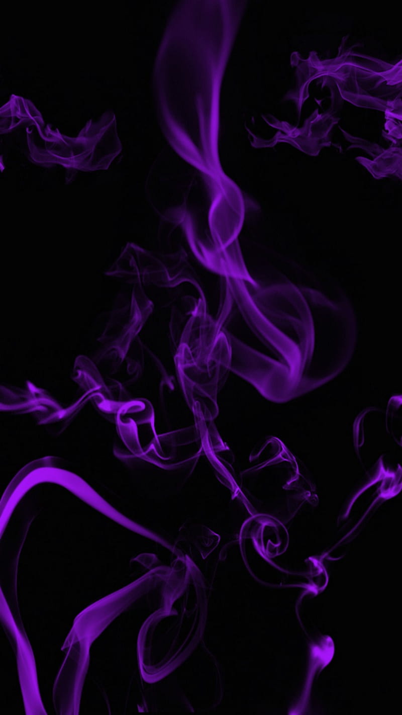 Smoke, purple, HD phone wallpaper