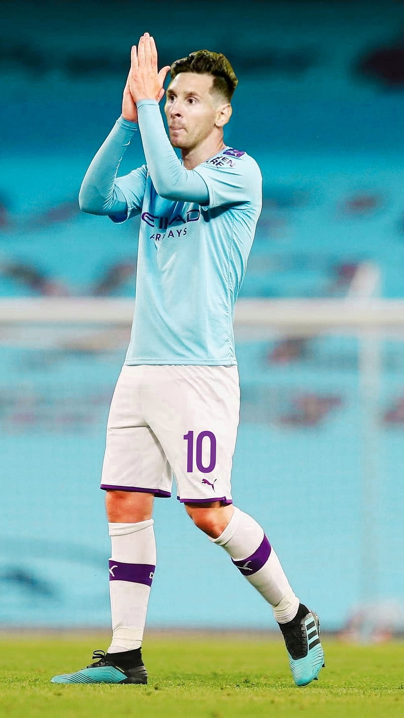Messi in Mancity, manchester city, messi to mancity, transfer, HD phone wallpaper
