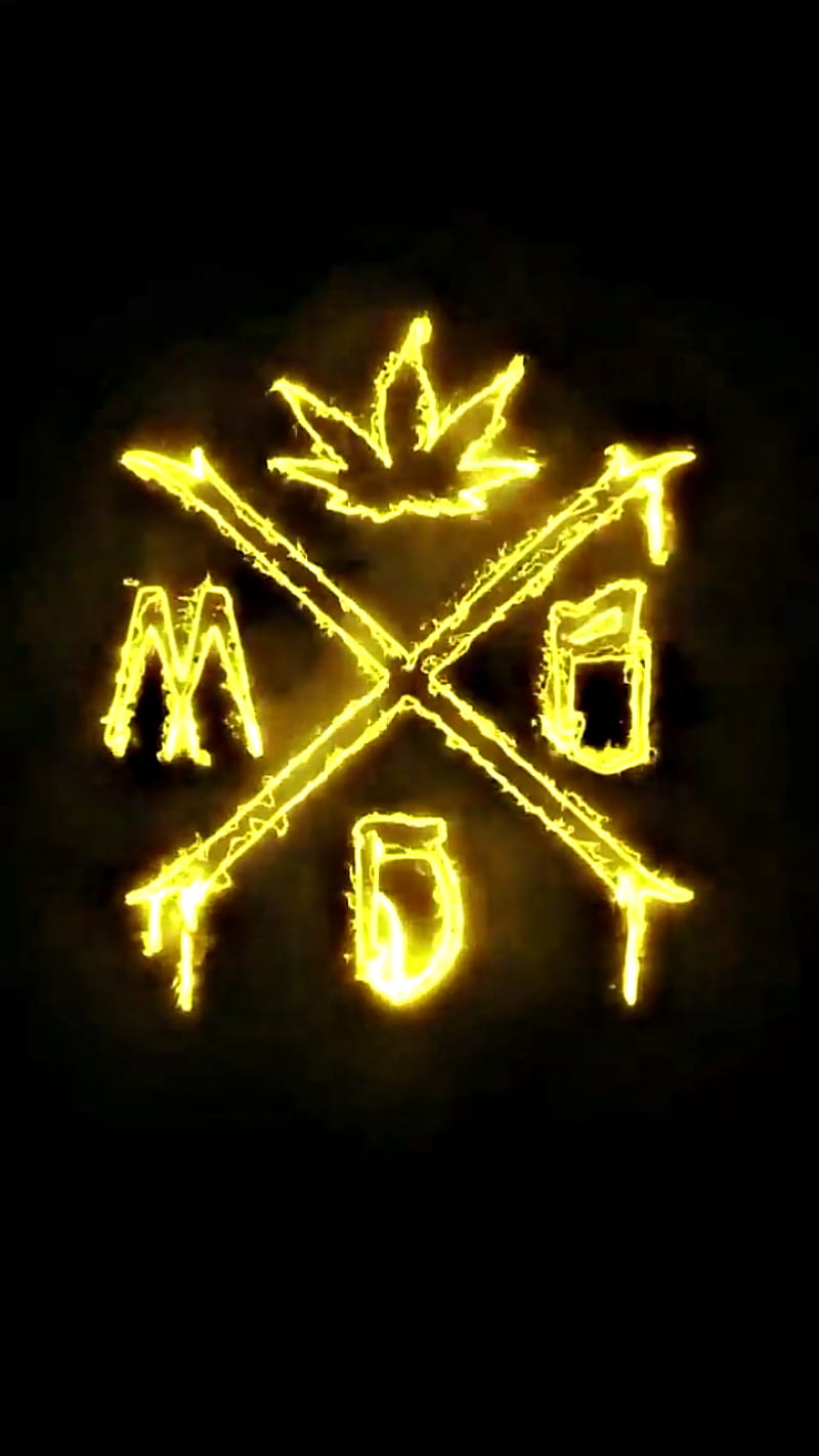 Golden mdb, yellow, barderos, c-r-o, cro, fire, fire, gold, mdbcrew, oro, HD phone wallpaper