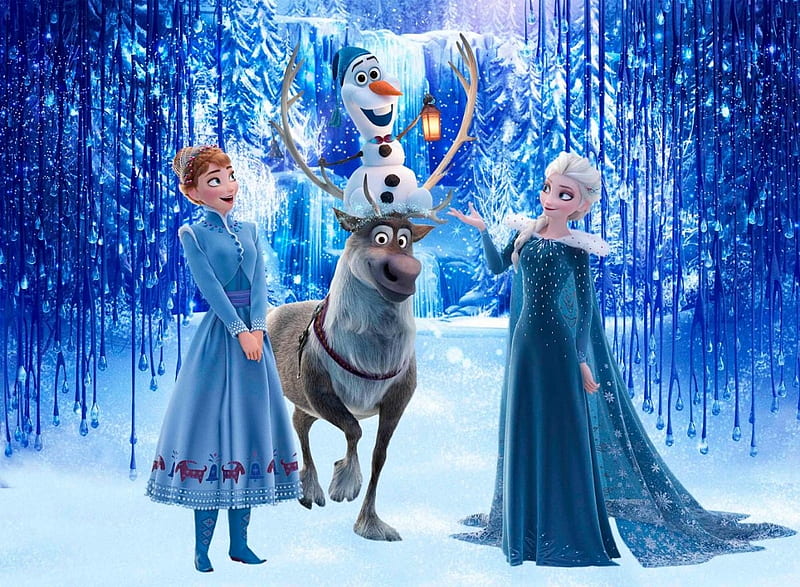 Olaf's Frozen Adventure (2017), frozen, disney, poster, anna, elsa, movie,  winter, HD wallpaper | Peakpx