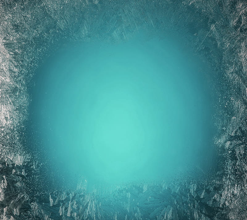 Frost, blue, ice, winter, HD wallpaper