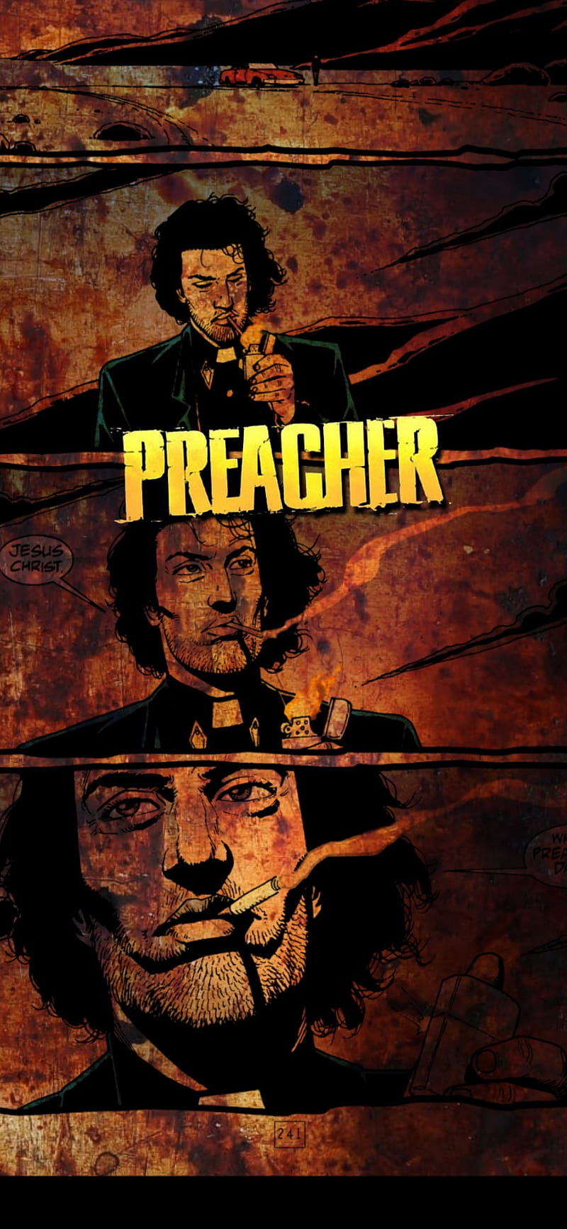 Preacher , custer, jesse, HD phone wallpaper