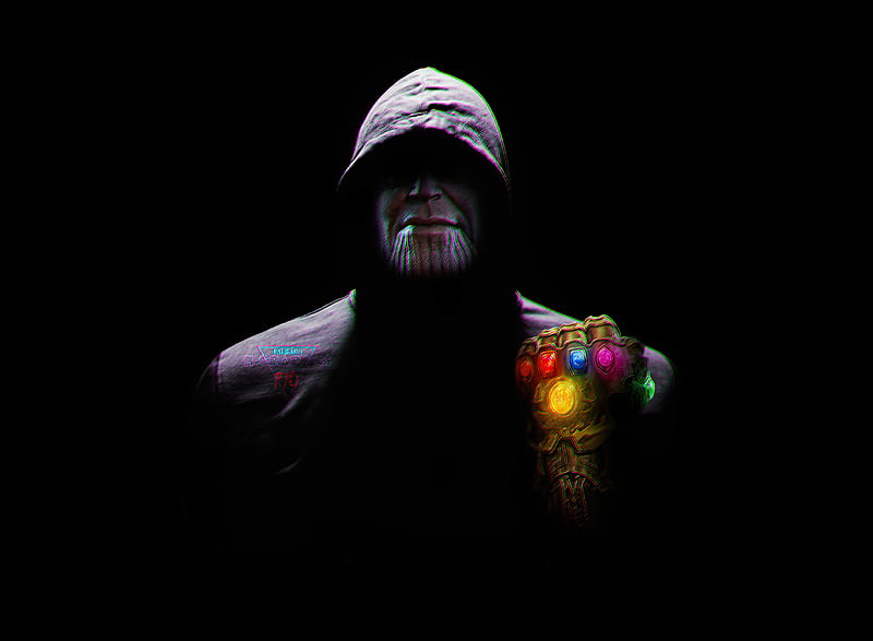 Thanos Caped, thanos, superheroes, artwork, artist, HD wallpaper