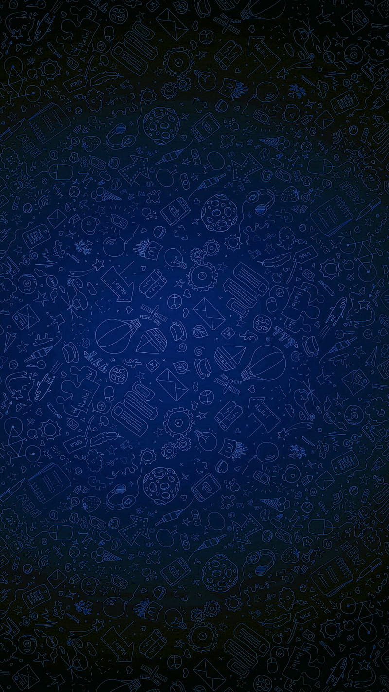 Blue background, art, fon, pattern, HD phone wallpaper