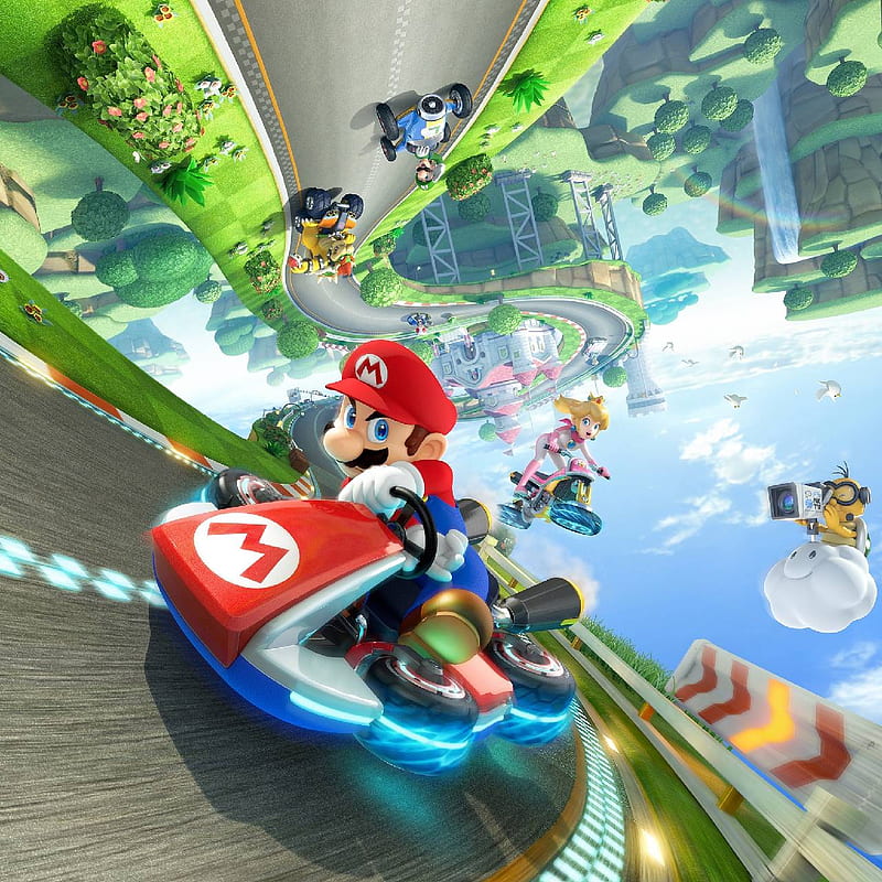 Mario Kart 8 , carros, video games, HD phone wallpaper