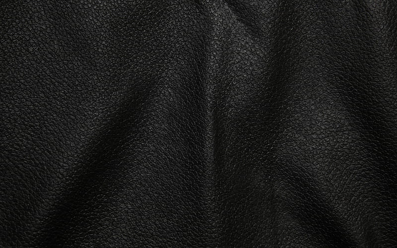 black leather background wavy leather textures, leather backgrounds, leather textures, black leather textures, HD wallpaper