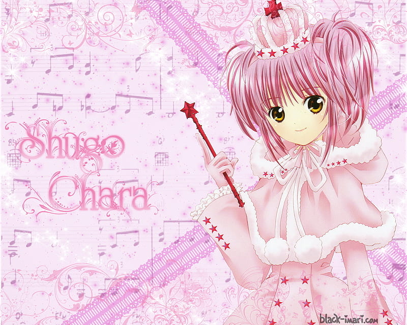 pink Queen >Amu, cute, shugo chara, anime girl, anime, HD wallpaper