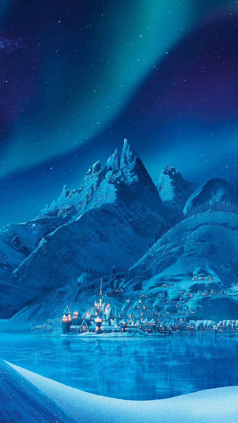 Frozen, blue, castle, ice, lake, light, mountain, rock, snow, HD phone  wallpaper | Peakpx