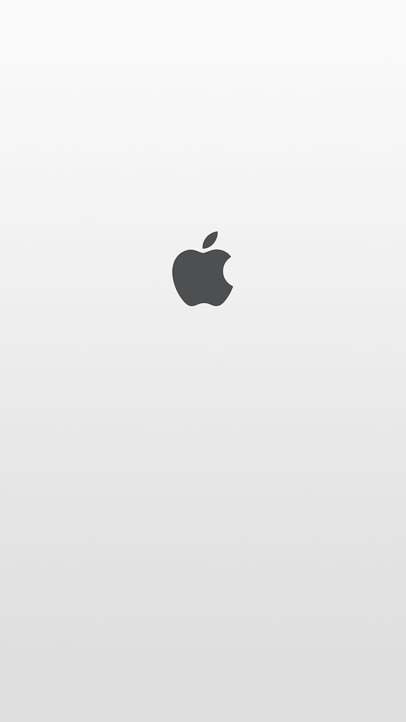 White iPhone, 929, apple, logo, minimal, q, simple, supreme, x 8 9 10, HD phone wallpaper