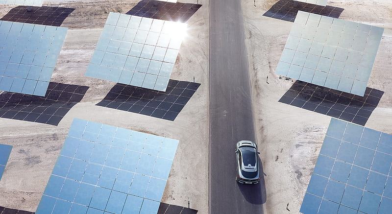 2019 Jaguar I-PACE and Solar Panels - Top , car, HD wallpaper