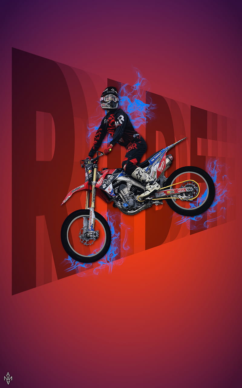 Motorbike stunt, bike, cool, extreme, jumping, motorcycle, motorrad ...