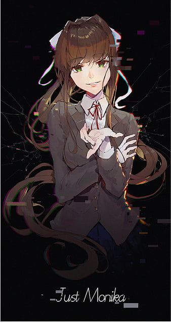Monika (Doki Doki Literature Club!) Mobile Wallpaper by Arsaphir #2194827 -  Zerochan Anime Image Board