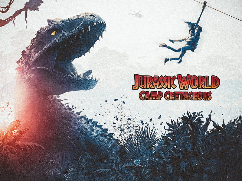 Jurassic World Camp Cretaceous Fan Poster, HD wallpaper