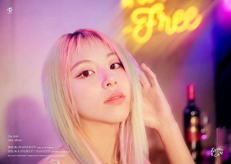 Chaeyoung, twice, alcohol , kpop, twice chaeyoung, son chaeyoung, twice taste of love, twice alcohol , taste of love, HD wallpaper