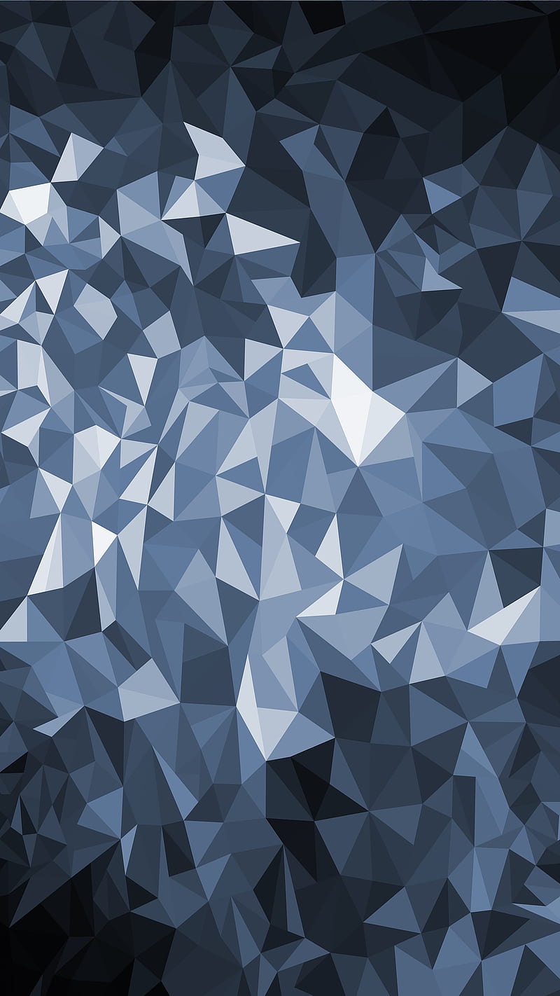 Abstract dark blue, Abstract, Cool, DimDom, Geometric, Graphic, Low Poly,  Poly Art, HD phone wallpaper | Peakpx