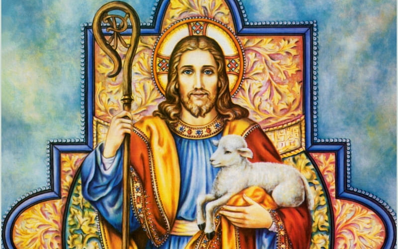 Jesus - Good Shepherd, Shepherd, Christ, lamb, Good, Jesus, HD ...