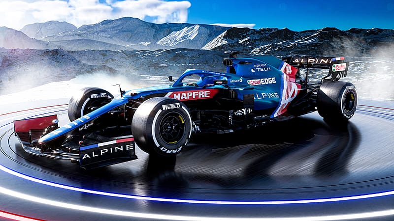 Renault, Formula 1, Vehicles, Alpine A521, HD wallpaper