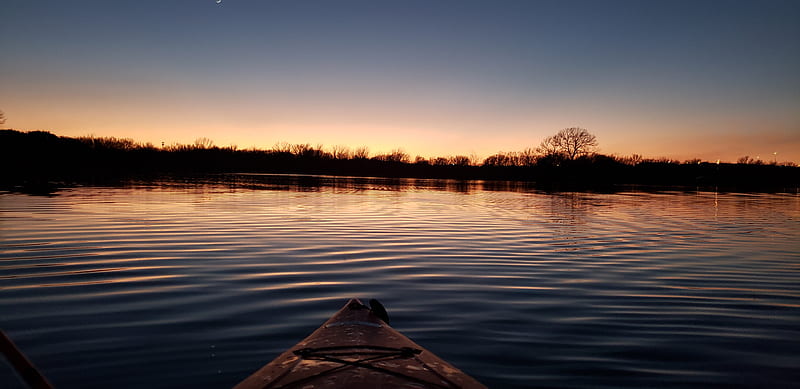 Texas Fishing, kayak, lake, texas, HD wallpaper