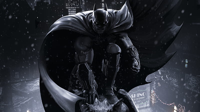 Darkness Of Batman Arkham Origins , batman, batman-arkham-origins, games, superheroes, HD wallpaper