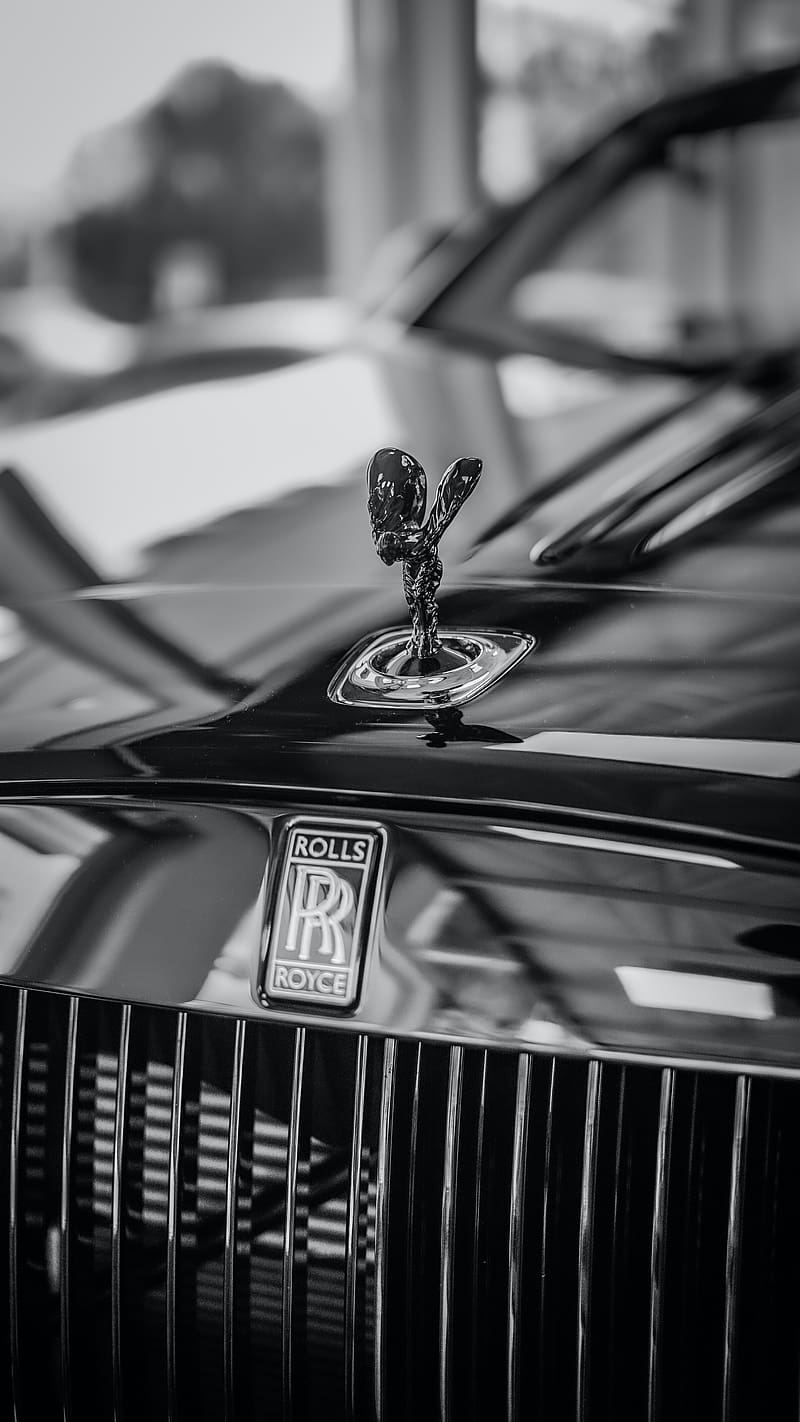 Rolls Royce Ghost Black Emblem, rolls royce ghost, black, emblem, royal, car, shine, logo, HD phone wallpaper