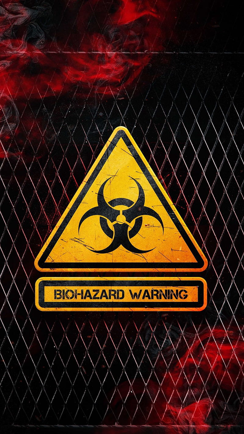 Biohazard, metal, sign, yellow, , corona, virus, HD phone wallpaper | Peakpx