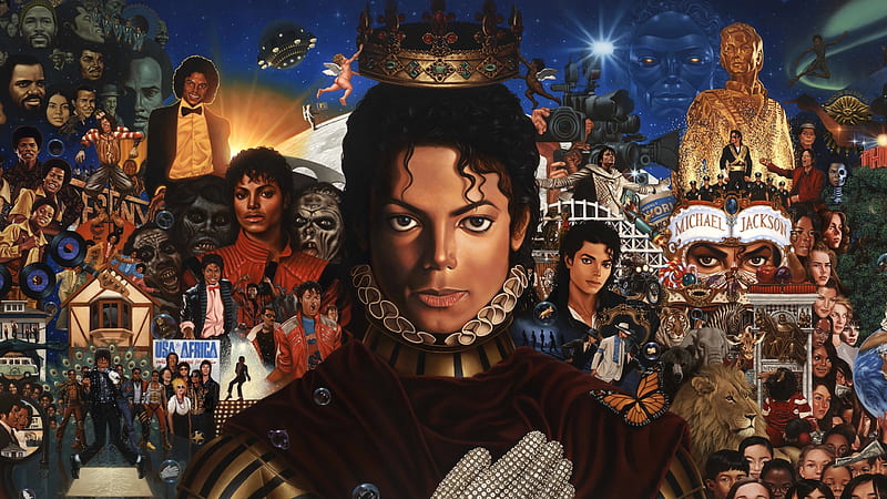 Michael Jackson With Crown Michael Jackson, HD wallpaper