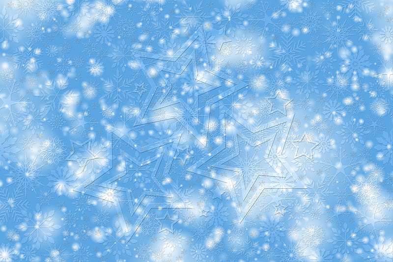 Artistic, Snowflake, Pattern, Snowfall, Star, Texture, HD wallpaper