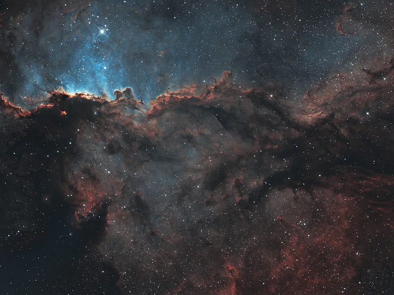 nebula, glow, stars, glare, space, HD wallpaper