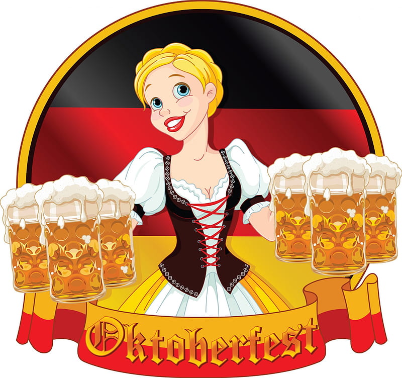 Octoberfest, party, germany, beer, october, HD wallpaper