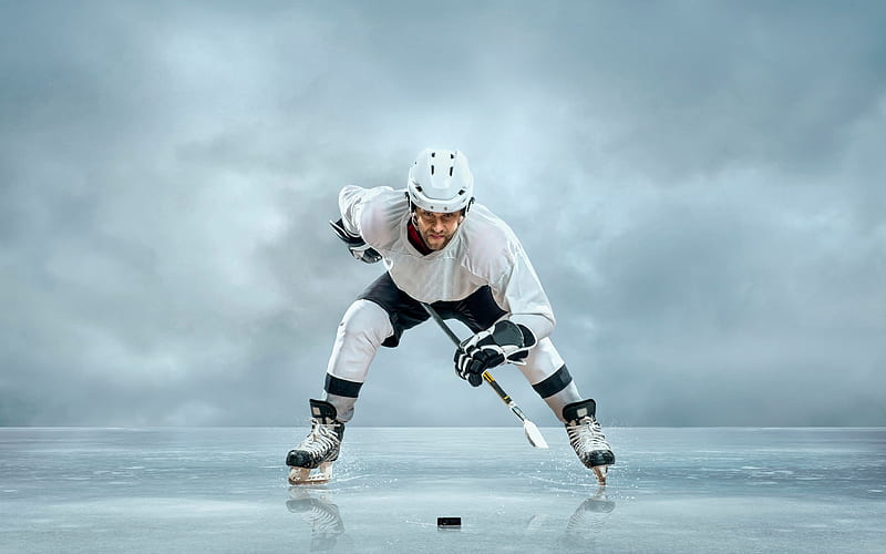 hockey, concepts, ice, hockey stadium, winter sports, hockey player, HD wallpaper