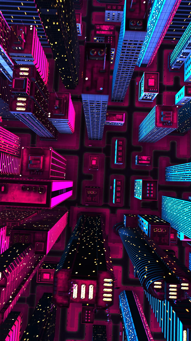 CyberPunk City W, landscape, HD phone wallpaper | Peakpx