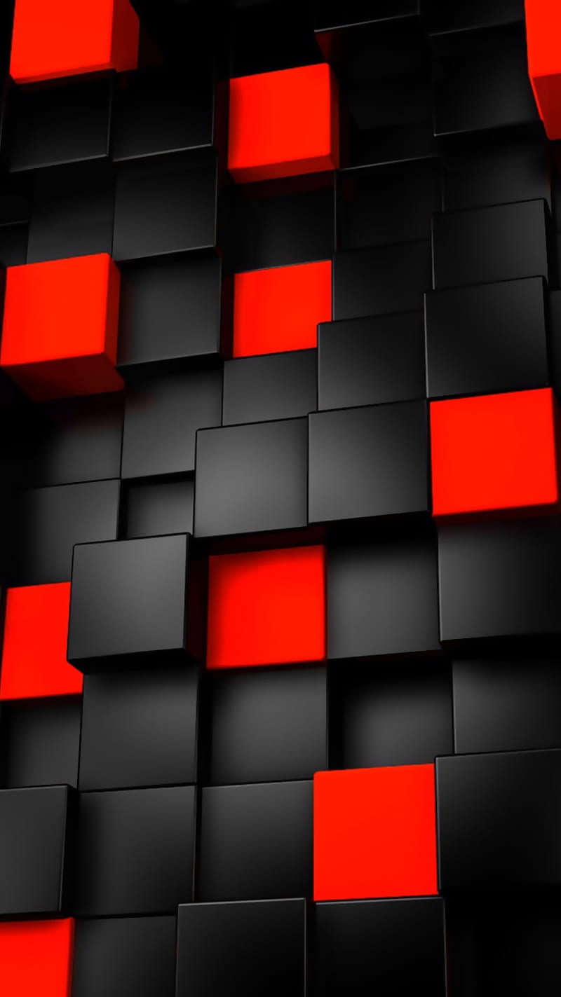 Cubism, 3d, abstract, box, cube, forma, square, HD phone wallpaper