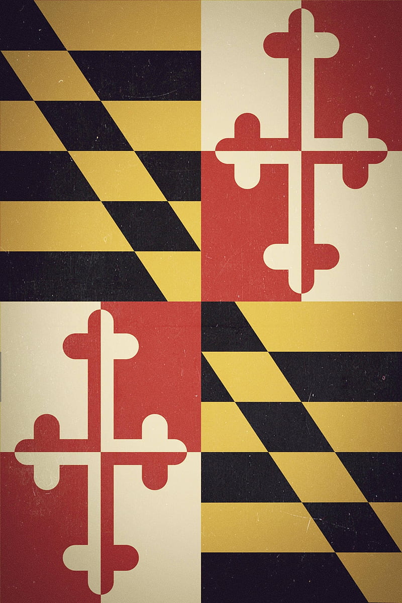 Maryland Flag , md, HD phone wallpaper