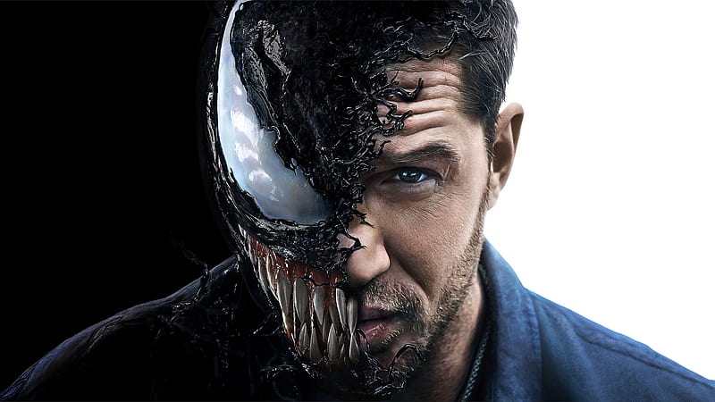 Venom Movie New Poster 2018, venom-movie, venom, 2018-movies, movies, poster, tom-hardy, HD wallpaper