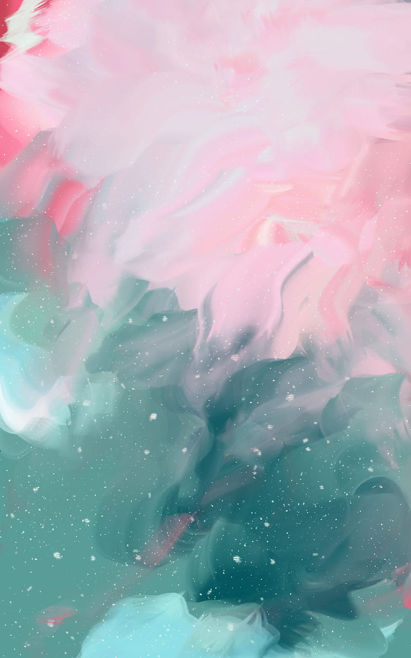 Broke, abstract, abstracto, cosmic, background, galaxy, galaxy, humo, pastel, pink, smoke, HD phone wallpaper