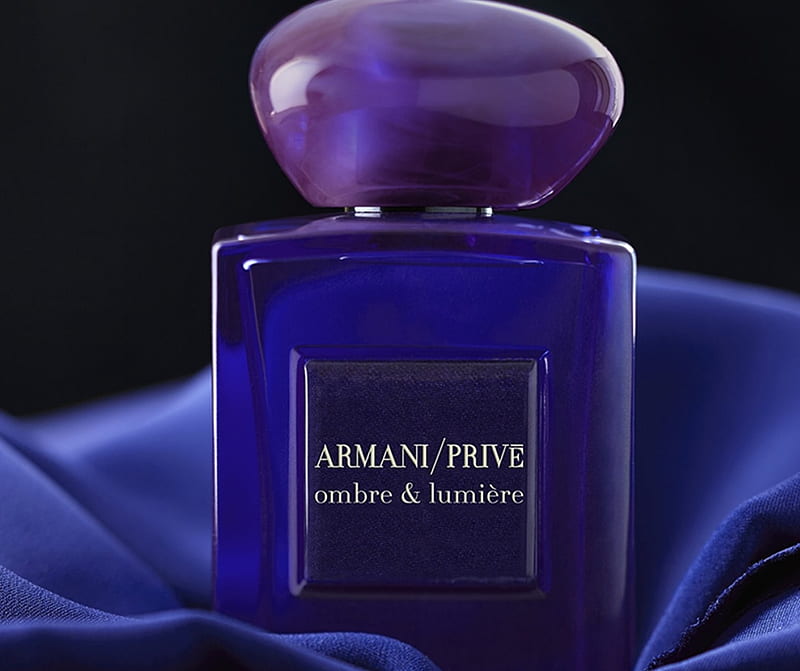Armani/Prive, perfume, graphy, fragrance, fashion, blue, HD wallpaper