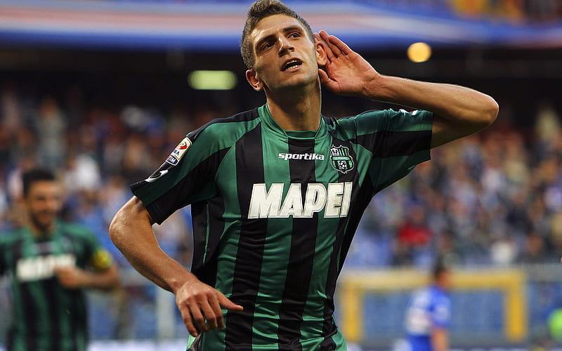 Sassuolo, Domenico Berardi, match, Serie A, goal, footballers, soccer, HD wallpaper