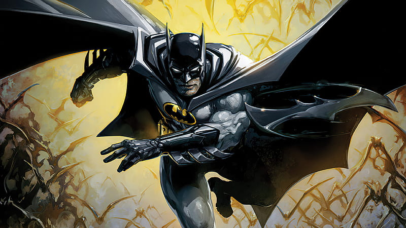 Batman en murciélagos amarillos batman, Fondo de pantalla HD | Peakpx