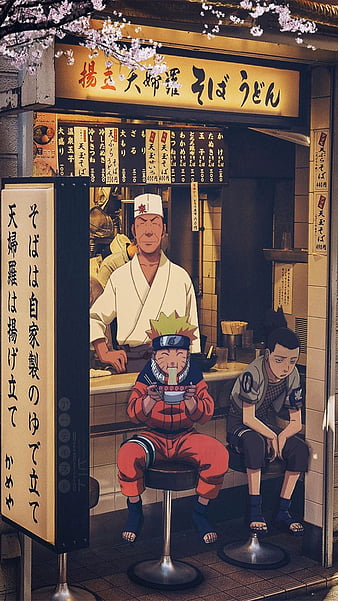prompthunt: Naruto Uzumaki eating ramen at ichiraku ramen shop, anime  concept art by Makoto Shinkai, digital art, 4k, trending on pixiv