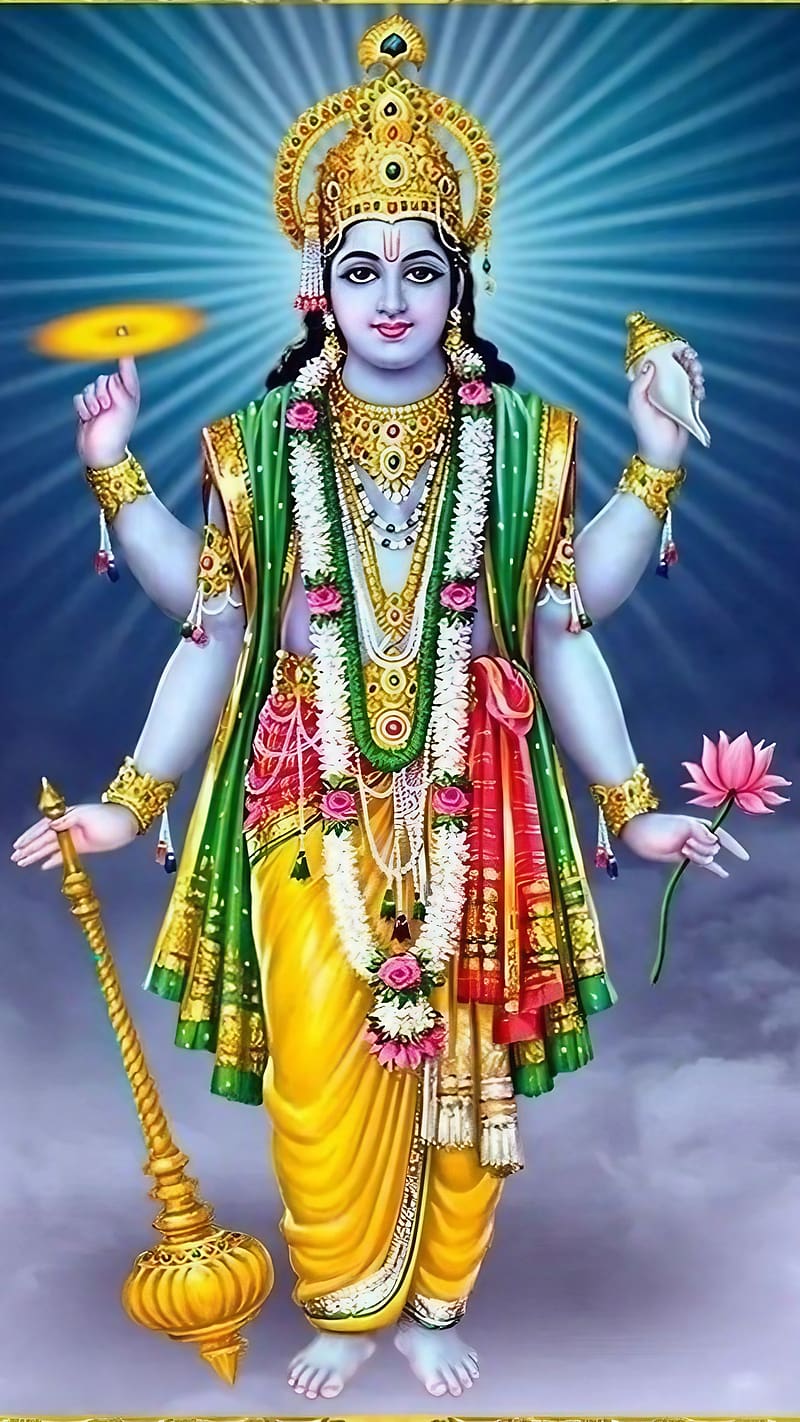 Vishnu, Hari Narayana, lord vishnu, god, HD phone wallpaper | Peakpx
