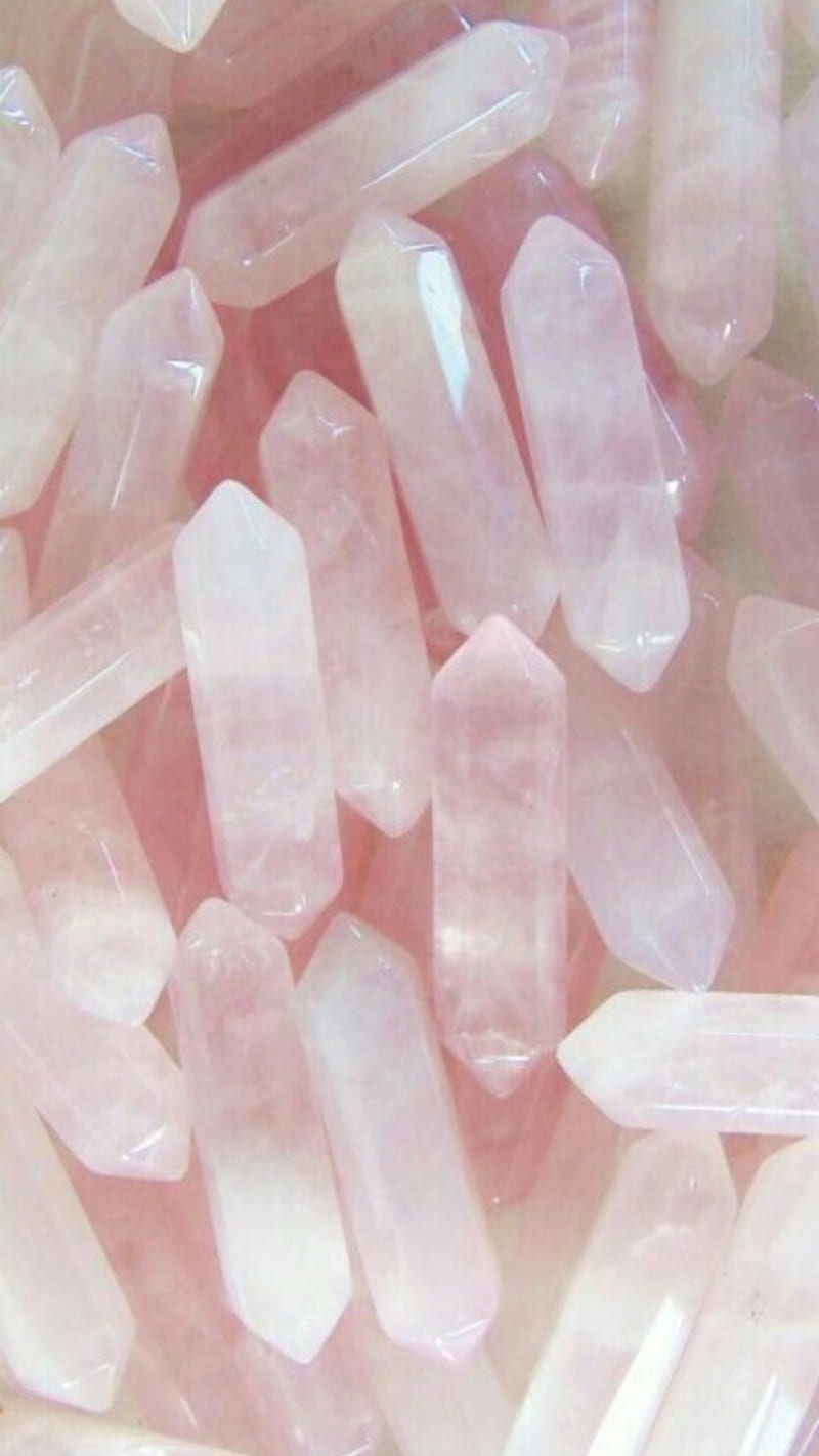 Pink ice shards, 3d, crystal, patterns, salt, samsung 10, HD phone wallpaper
