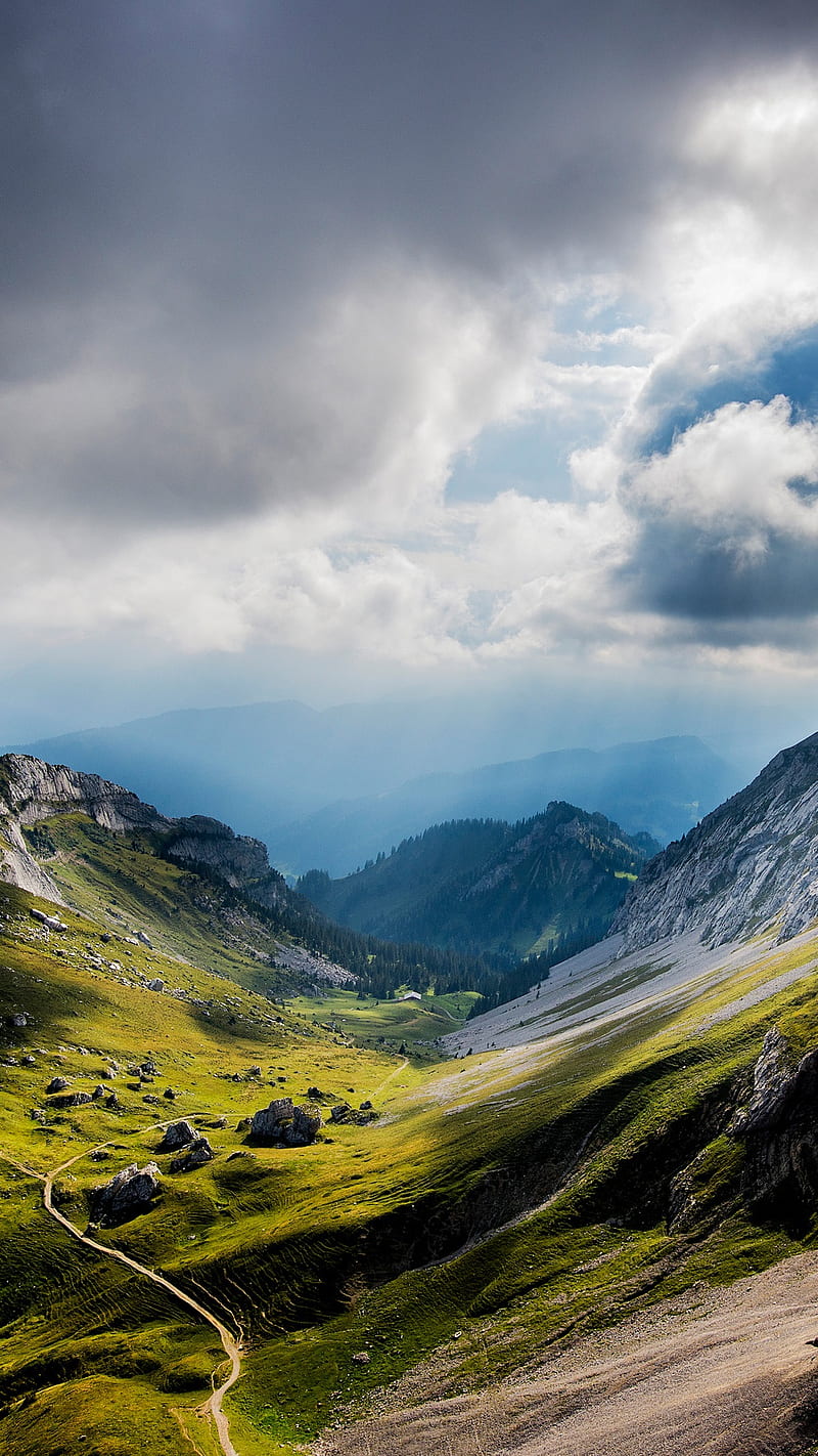 Beautiful view, mountain, nature, sky, view, HD phone wallpaper | Peakpx