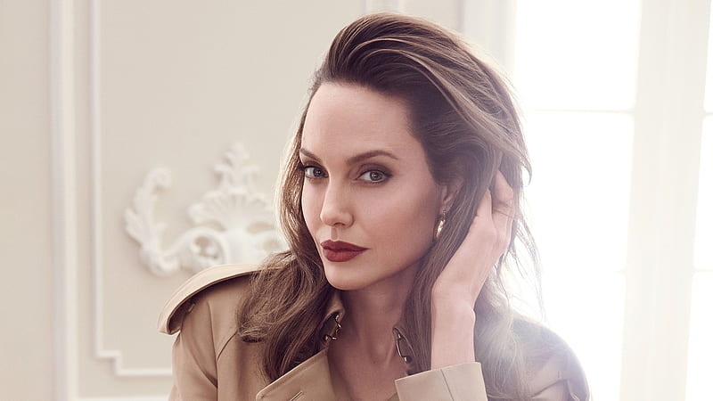 Angelina Jolie Face 2020, HD wallpaper