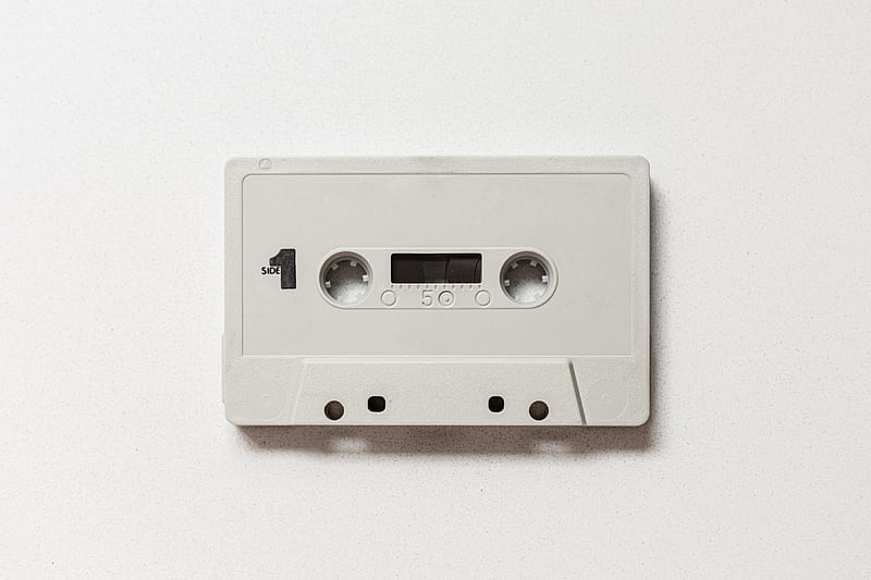white cassette tape, HD wallpaper