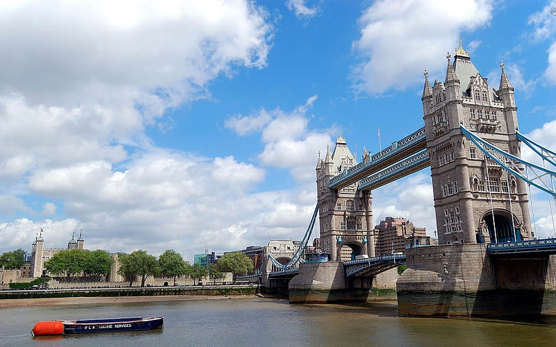 tower bridge london-England Landscape, HD wallpaper